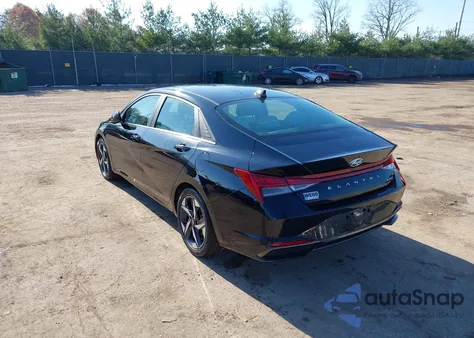 2023 Hyundai Elantra Hybrid Limited from USA, damaged, VIN KMHLN4AJ5PU090449